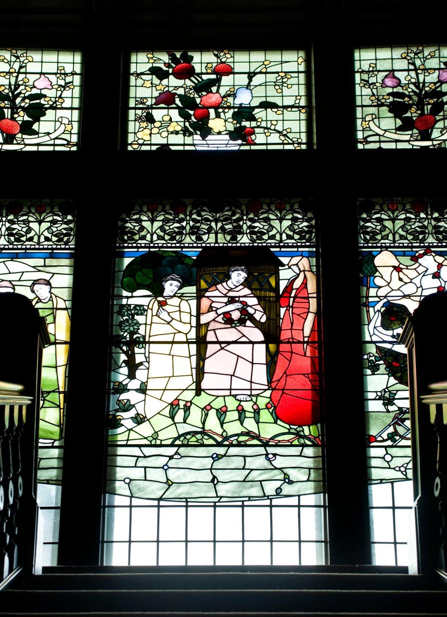 One Devonshire Gardens A Hotel Du Vin Glasgow Exterior foto Stained glass window by Tiffany Studios, 1905